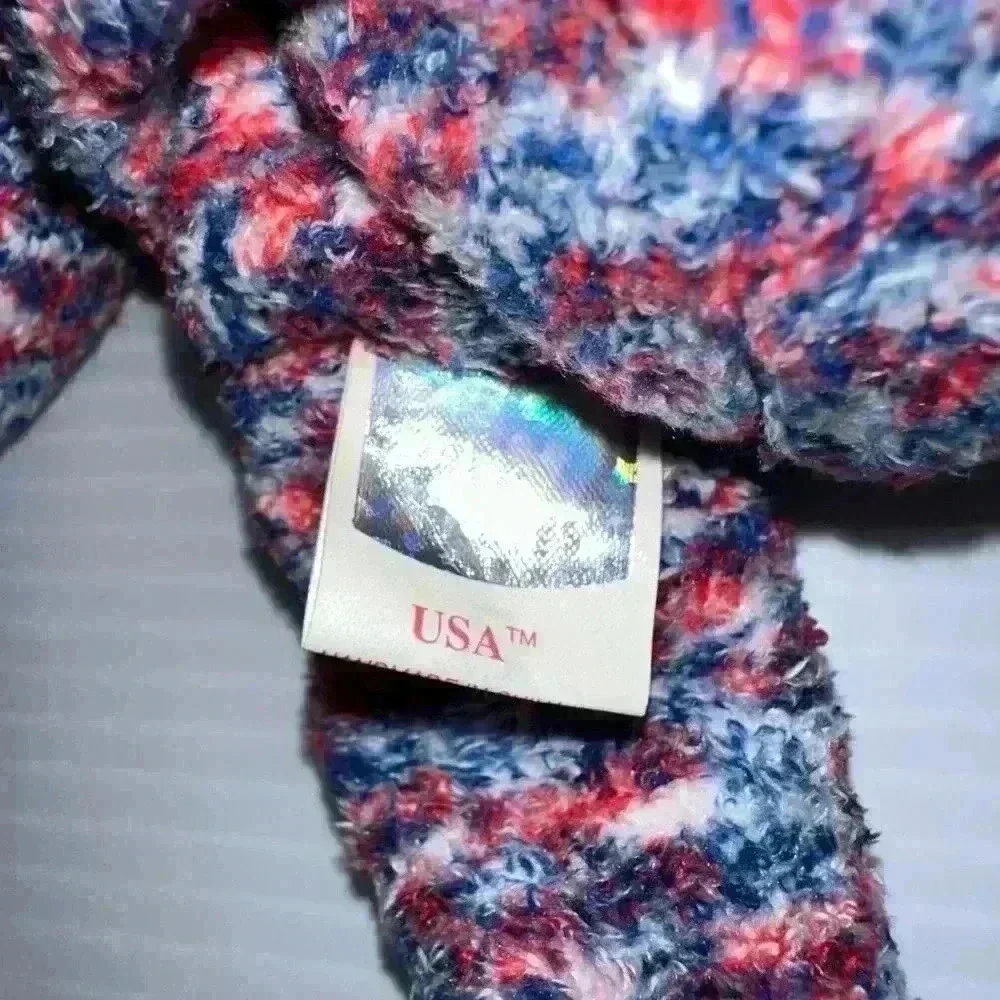 Ty Beanie Baby USA Red Blue Plush Stuffed Animal 2000 P.E. Pellets